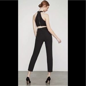 BcbgMaxAzria Halter Neck Back Cutout Jumpsuit Sz 2